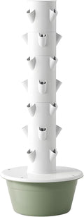 Hydroponics TowerIndoor Growing SystemVertical Garden Planter Outdoor Hydroponics Growing System KitVegetable Plant Giftfor Gardening Lover Indoor Herbs Fruits and Vegetables 7Layer