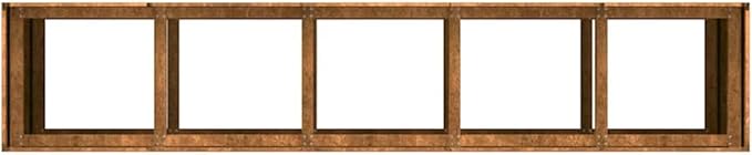 Large Rusty Weathering Steel Planter Rectangular Outdoor Garden Bed for Vegetables Patio and Balcony 15.7x78.7x31.5 Inch