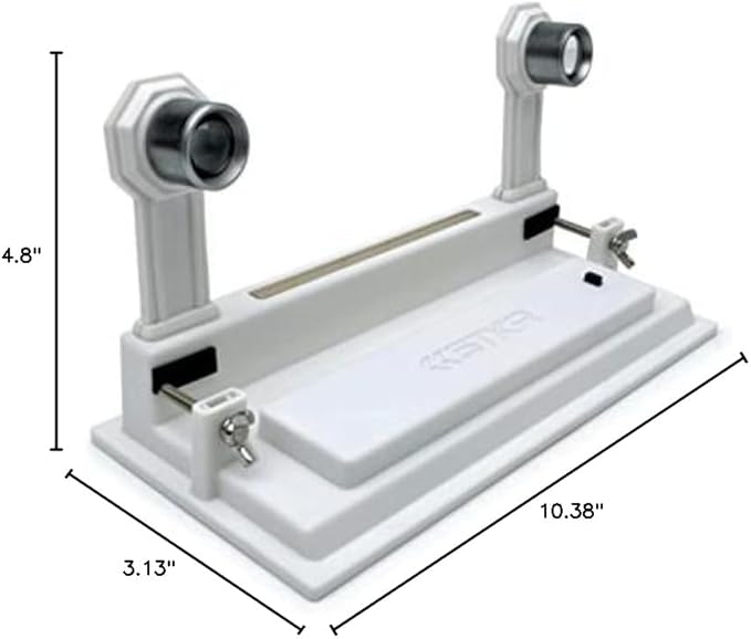 STKR Concepts EZ Home Security Solar Gutter Spot LightWhite