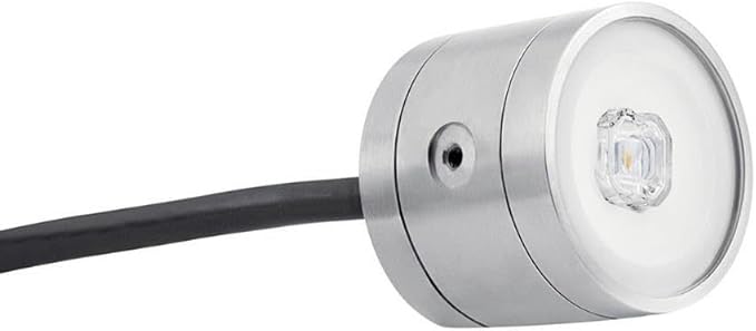 Vlo 6W 1 Led Underwater Accent Light 2 inches Tall by 2 inches Wide-Stainless Steel Finish-3000 Color Temperature Utilitarian Landscape 12V Led Water 147-Bel-4435931