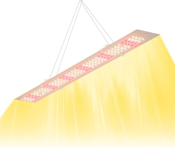200W LED Plant Grow Light Sunlight-Like Growing Lamp with UV/IR for Greenhouse Seed Starting Flowers &amp Potted Herbs Cultivation Easy-to-Install with Hook US Plug Compatible with 100-277V Power Su