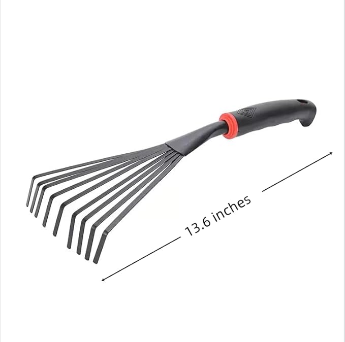 5-Pack Garden Tool Set Heavy Duty Gardening Tool Set with Non-Slip Rubber Grip Outdoor Hand Tools Ideal Gardening Tool Kit Gifts for Women and Men