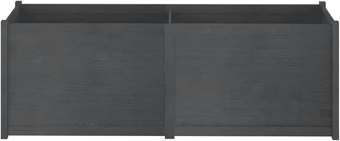 Raised Bed Wood Raised Beds for Garden Wooden Raised Bed Planter Raised Bed Wood Grey Herb Bed Wood Flower Box Flower Box Flower Tub Garden Planter 200 x 50 x 70 cm