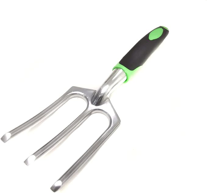 Garden Tools SetErgonomic Hand Digging Weeder Rake Shovel Trowel -Gift for Women and Men(Green)