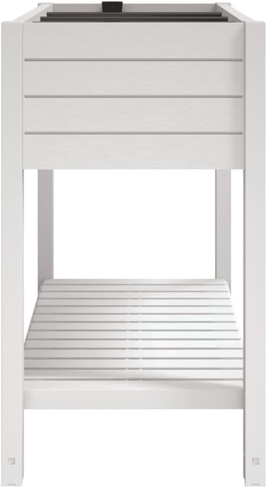 Garden Raised Bed White 43.3x17.7x31.1 Polypropylene13.25 KG364177