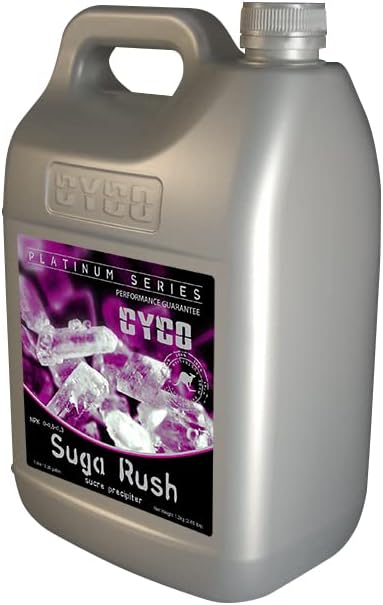 CYCO Suga Rush Liquid Nutrient for The Bloom Cycle for Hydroponic Plants 0-0.5-0.3 5 Liters