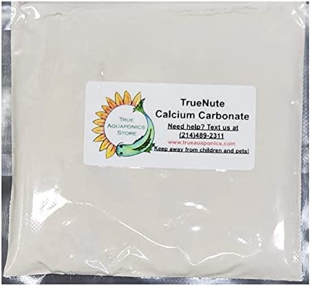 TrueNute Calcium Carbonate (Calcium Magnesium Carbonate) 16 Ounces for All Gardening Aquaponics and Hydroponics Trees and Bushes Flower and Vegitable Gardens