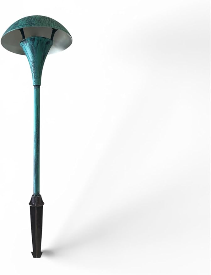 Evergreen Landscape 1 Fixture Lighting S217-VG Includes Connector &amp Spike Color: Verde Green Condition: New Lamp Included- 12V 18W Cast Aluminum