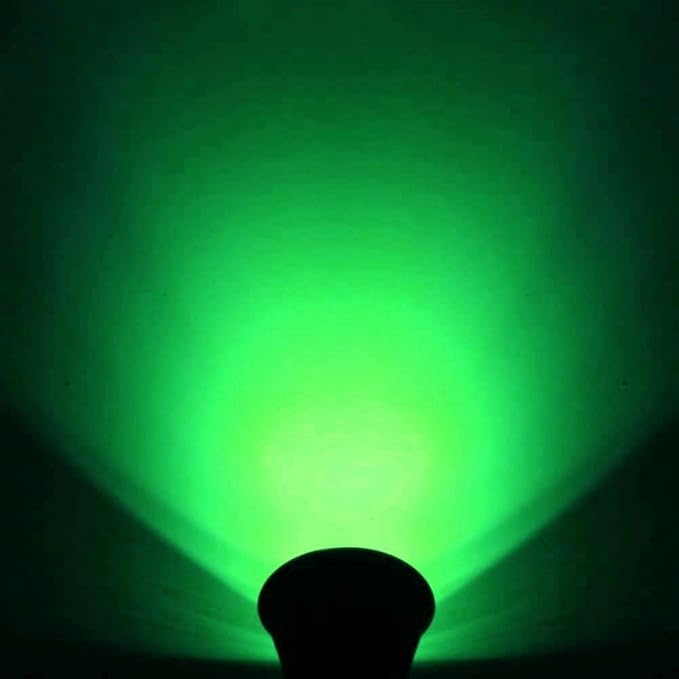 Solar Landscape Lights 4 LED Solar Spotlights 2 in 1 Security Light Solar Lights Outdoor Waterproof for TreePatioYard (Green)