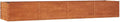 vidaXL corten Steel Garden Raised Bed - Large Rusty Planter for Balcony/Patio - Optimal Drainage - Dimensions: 126x31.5x17.7 in