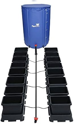 AutoPot 16 Pot easy2grow Kit (Regular with 2.2 Gallon pots and 25 Gallon FlexiTank) Indoor Black