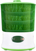 Large Capacity Bean Sprouts Machine 3-Tier PP Sprouter for Home Automatic Bean Seed Germination Healthy Cereal Sprouts Maker Perfect for Vegan &amp Healthy Diets