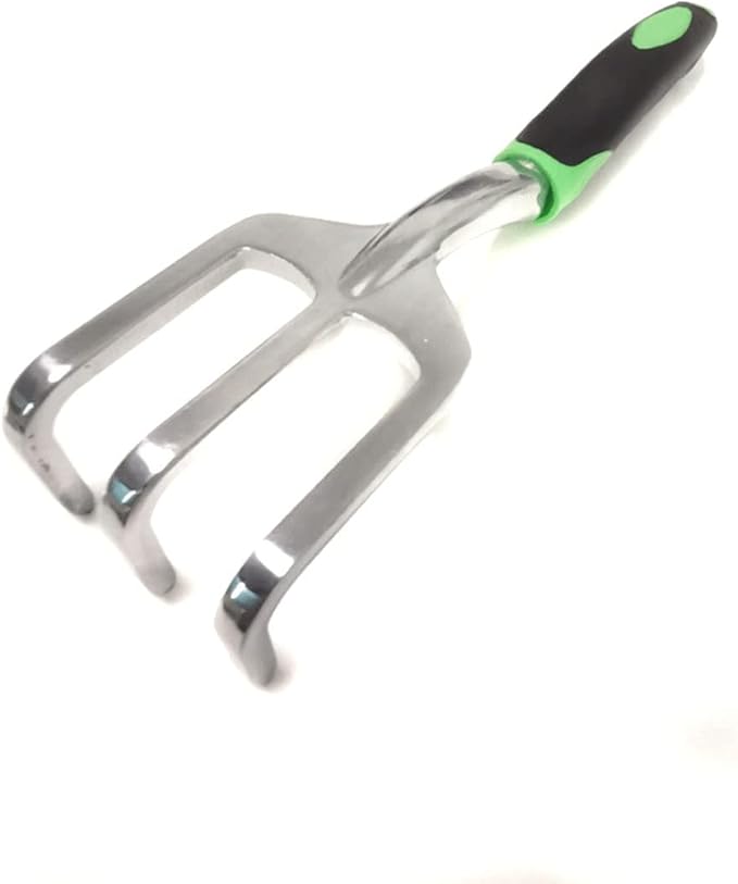 Garden Tools SetErgonomic Hand Digging Weeder Rake Shovel Trowel -Gift for Women and Men(Green)