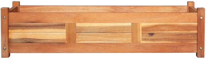 SKM Garden Raised Beds 2 pcs Acacia Wood 39.4x11.8x9.8-75221026