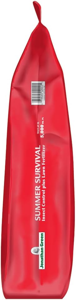 Jonathan Green (12011) Summer Survival Insect Control with Lawn Fertilizer - 13-0-3 Grass Fertilizer (5000 Sq. Ft.)