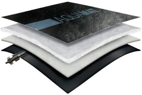 Sustainable Village Capillary Mat | Self-Contained System with Multi-Layer Design to Efficiently Water Plants (4' x 4' Black)