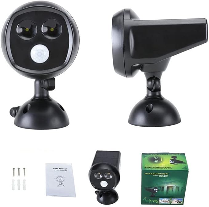 Porch &amp Patio Lighting 4pcs/lot Solar Light 2led Rotatable Floodlight Outdoor Landscape Sensor Light Patio Lighting Owl Spotlight (C8)