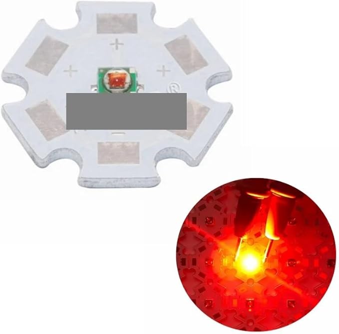 10PCS XPPEE R3 1-3W 3535 red LED Emitter Diode Red 620-625nm LED Plant Grow emitter with 8mm PCB Board