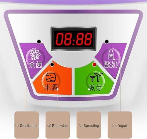 Bean Sprouts Machine with PTC Temperature Control 360° Sprinkler 3-Tier Seed Germination Kit for Healthy Bean Seed Sprouts Cereal &amp Legume Sprouting System