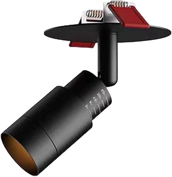 Spotlight 3w Recessed Lighting Fixture Zoomable 3°-60°Spotlights Adjustable Flush Mount Spotlight Directio l Focus Accent Lamps