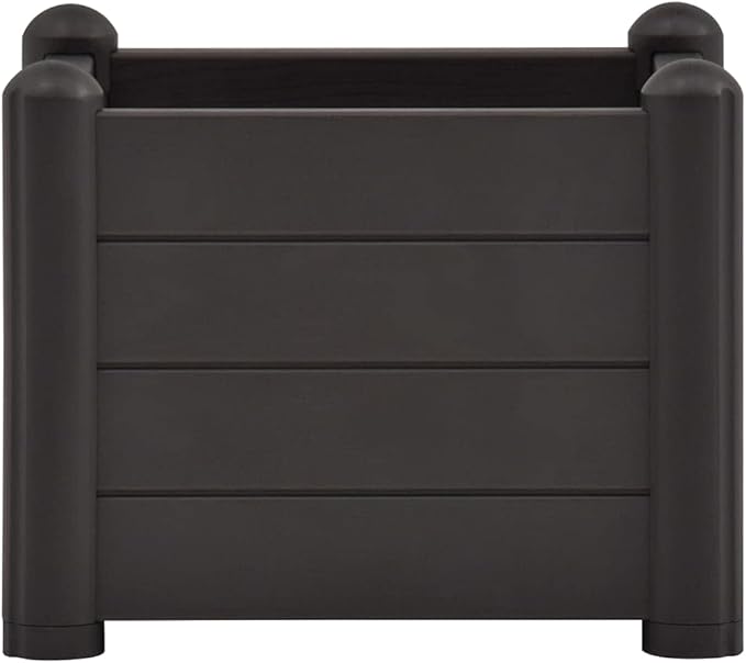 Garden Raised PlanterGarden BedGalvanized Raised Garden BedPlanter Raised bedsGalvanized PlanterBed PP Anthracite 16.9x16.9x13.8
