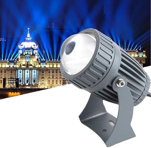 Outdoor Landscape Spotlights Rotation Floor Spotlight Outdoor LED Beam Spotlight IP66 Waterproof Ground Landscape Lights Narrow Beam Wall Washer Spotlights for Partie