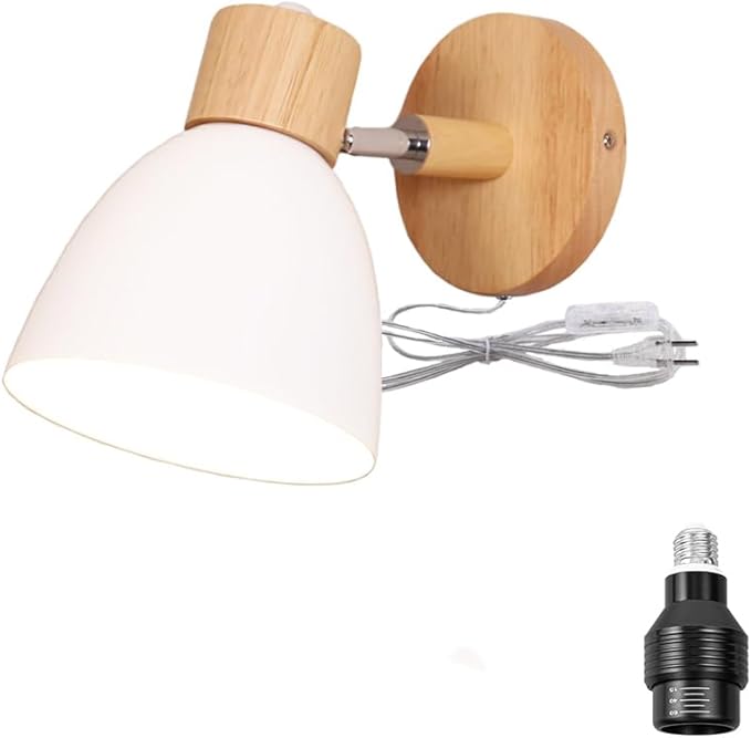 Hook Mounted Plant Light Full Spectrum 4500K 10W Adjusted Light Beam Range 15-60° Modern White Wall Lamp for Indoor Plants Flowers Growing
