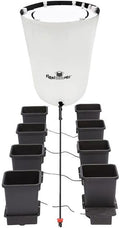 AutoPot 8 Pot System (3.9 Gallon Plastic Pots) (*Includes AIRBASES &amp AIRDOMES) Self-Watering Gravity-Fed Hydroponic System (8Pot - 3.9 Gallon - 25 Gallon PRO FlexiTank)