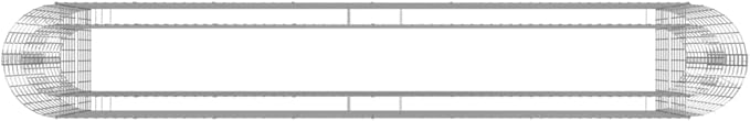 Gabion Raised Bed Gabion Cages Basket Steel Woven Gabion Net Garden Plant Above Ground Garden Boxes Outdoor Garden Galvanized Planters Metal Trough 129.9x19.7x39.4