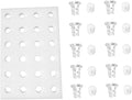 GALPADA Planting Tray Includes Cylinder Sponge Cups and Planting Baskets Hydroponic Floating Gardening for Greenhouse Vegetable Cultivation