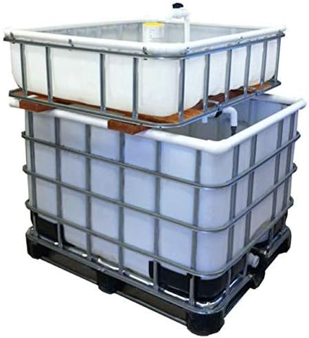 Aquaponics Fail Safe Auto Bell Siphon Kit for IBC 8 Media *Easily Adjustable* Over 20000 Siphons Sold Worldwide So Buy with Confidence!
