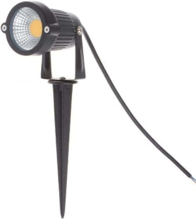 YSJX Lights Pack of 10 LED Spotlight Landscape Lamps AC85-265V 3w/5w Ground Tree Spotlight Light with Rod Household Bulbs(White3W B)