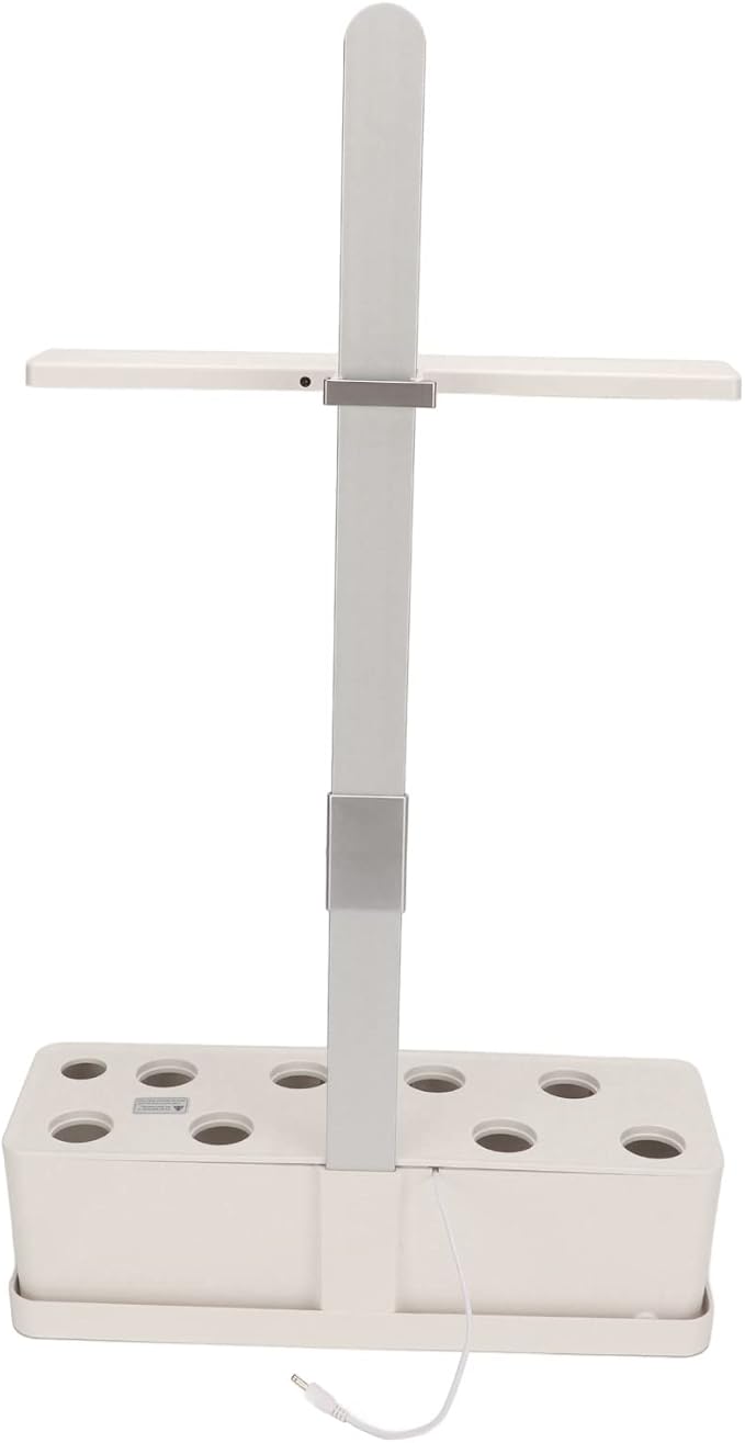 Jonlaki Hydroponics Growing System with 2.5L &amp Dimmable Light - Indoor Garden for Seasons US Plug (US Plug)