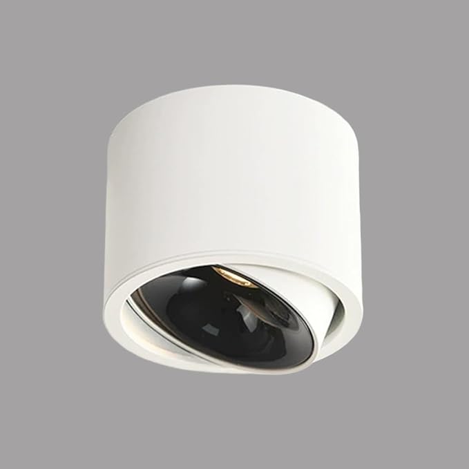 Spotlight 2.9 Cylinder Spotlight Adjustable Semi Flush Mount Spotlights Exposed Mounted Focus Accent Lamps