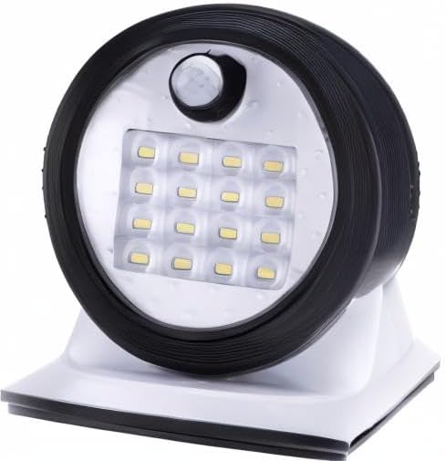 LIGHT IT! by Fulcrum 16-LED Motion Sensor Security Light Battery Operated White Single pack
