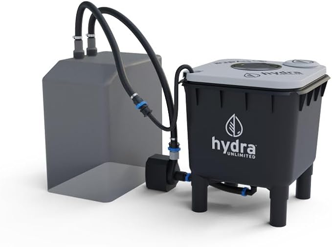 Hydramax Chiller-Ready 1 Bucket 1 Row RDWC System