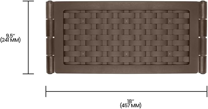 Zenport F580 Modular Raised Garden Bed Brown - 3 Pack
