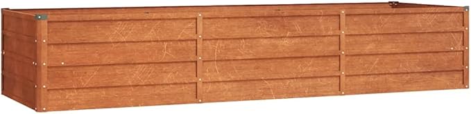 Garden Raised Bed Rusty Corten Steel Large Durable Gardening Pots &amp Planters 151960