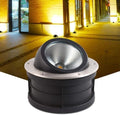 COB LED Landscape Lights - Waterproof IP65 Outdoor Recessed Spotlights Adjustable Tilt-Head Garden Wall Washers AC85-110V Lighting for Lawns &amp Pathways