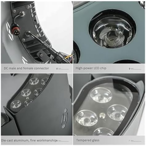 High Brightness Outdoor Waterproof LED Ring Tree Light Sturdy Spotlight Lamp for Trees &amp Roman Columns Green Decorative Lighting for Gardens &amp Patios
