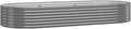 vidaXL Garden Raised Bed in Gray Powder-Coated Steel 98x39.4x14.2 Weather- Oval Planter Pot for Outdoor Use