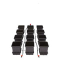 AutoPot 12 Pot System with 3.9 Gallon Plastic Pots and No Tank - Self-Watering Gravity-Fed Hydroponic Systems (12Pot - 3.9 Gallon - No Tank)