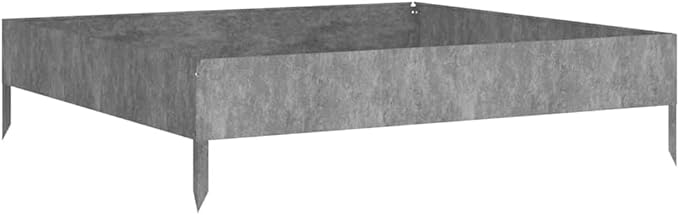 Corten Steel Garden Raised Bed Corten Steel Garden Bed Planter Box for Flowers Plants 39.4x39.4x10.2-660