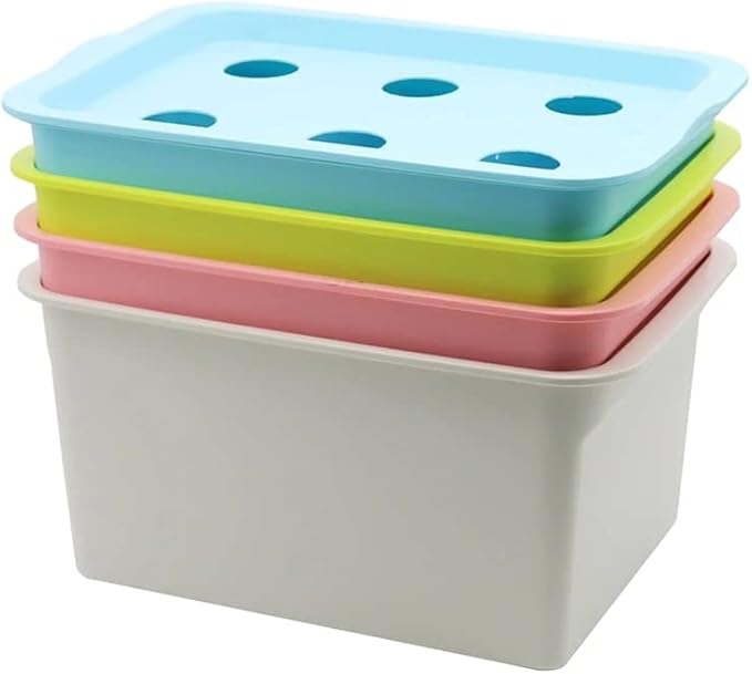 Indoor Hydroponic Grow Kit Sponges Best Indoor Herb Garden Grow Fast at Home6 Holes Plant Site Hydroponic Garden Pots Planters SystemB