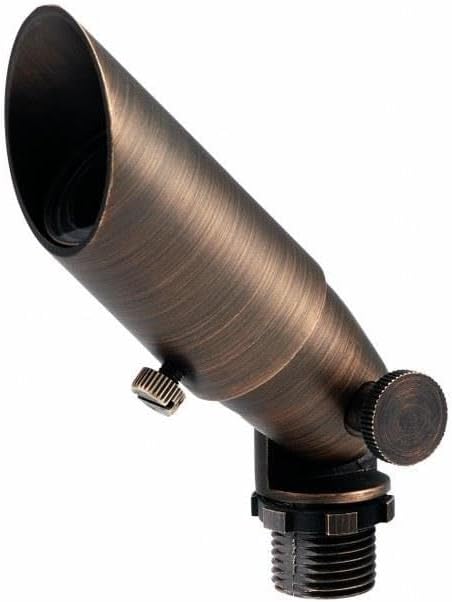Kichler 15483CBR Transitional One Light Landscape Accent from Cast Brass Collection in Brass Finish 5.00 inches