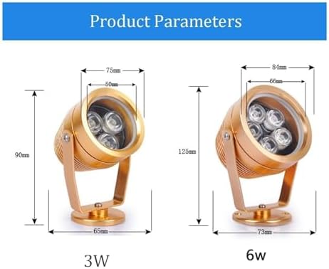 Outdoor Landscape Spotlights Outdoor LED Projection Light - Spotlight RGB Beam Light Rotatable IP65 Waterproof Color Changing Tree Spotlight Round Ground LED Landscape