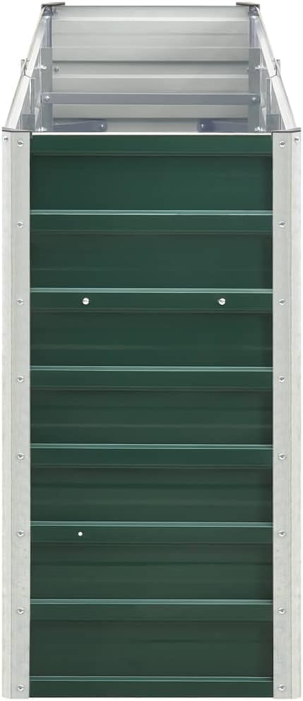 SKM Garden Raised Bed Galvanised Steel 240x40x77 cm Green (Weight-15KG)