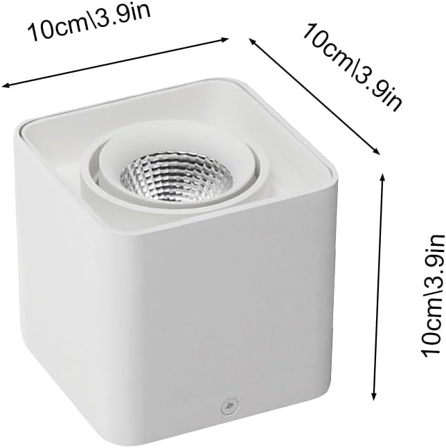 Spotlight Led Square Flush Mount Spotlight Accent Lighting Indoor 10w Directio l Spotlights Hallway Lights Living Dining Room Bedroom Downlights