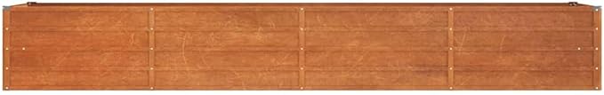 Garden Raised Bed Rusty Corten Steel Large Heavy Weight Endurance Gardening Pots &amp Planters 151962