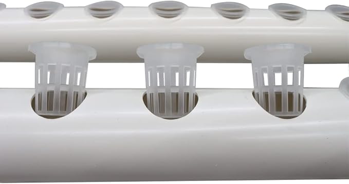 INTBUYING Hydroponic 36 Holes Plant Site Grow Kit Garden System Vegetable Horizonal with Wheel 110V Pump-4 Pipes 2 Layer